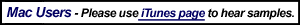 Mac Users - Please use iTunes page to hear samples